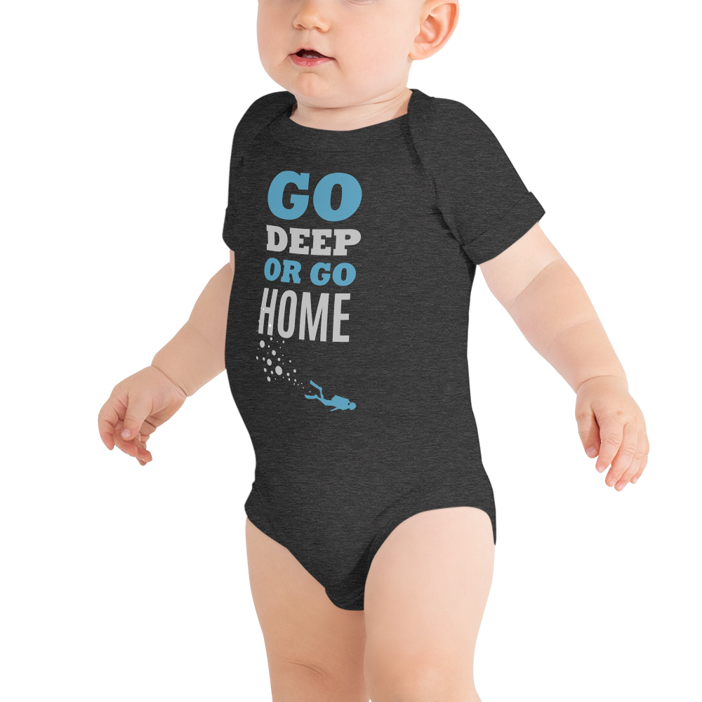 Боди "GO DEEP OR GO HOME"